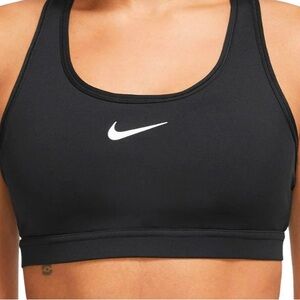 Women's Swoosh Medium-Support Padded Sports Bra size S in black